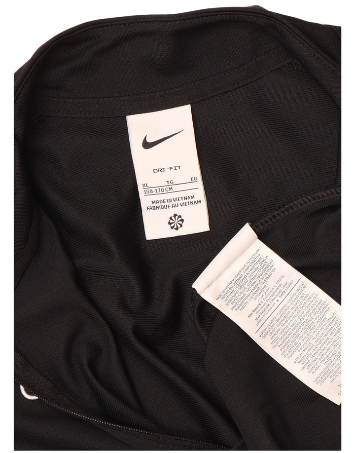 Chłopięca kurtka dresowa Nike Dri Fit 13-14 lat XL, czarna, poliestrowa