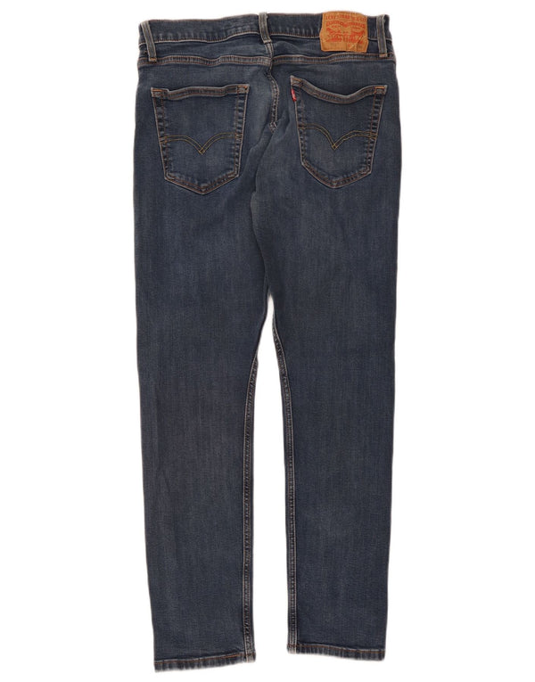 Męskie jeansy LEVI'S 512 Slim, zwężane, W34 L30, niebieska bawełna