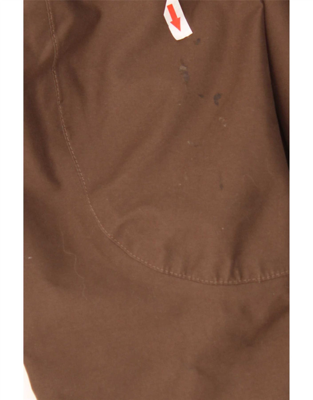Damska kurtka parka z kapturem Jack Wolfskin UK 16, duża, brązowa, poliester
