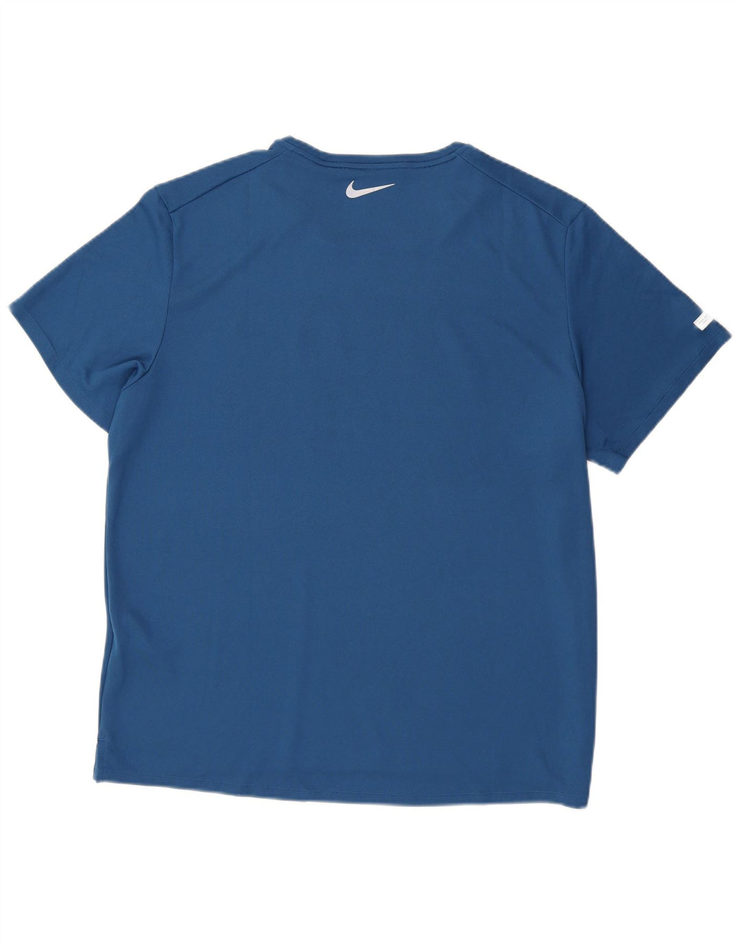 Męski T-shirt z grafiką Nike Dri Fit, XL, niebieski, poliester