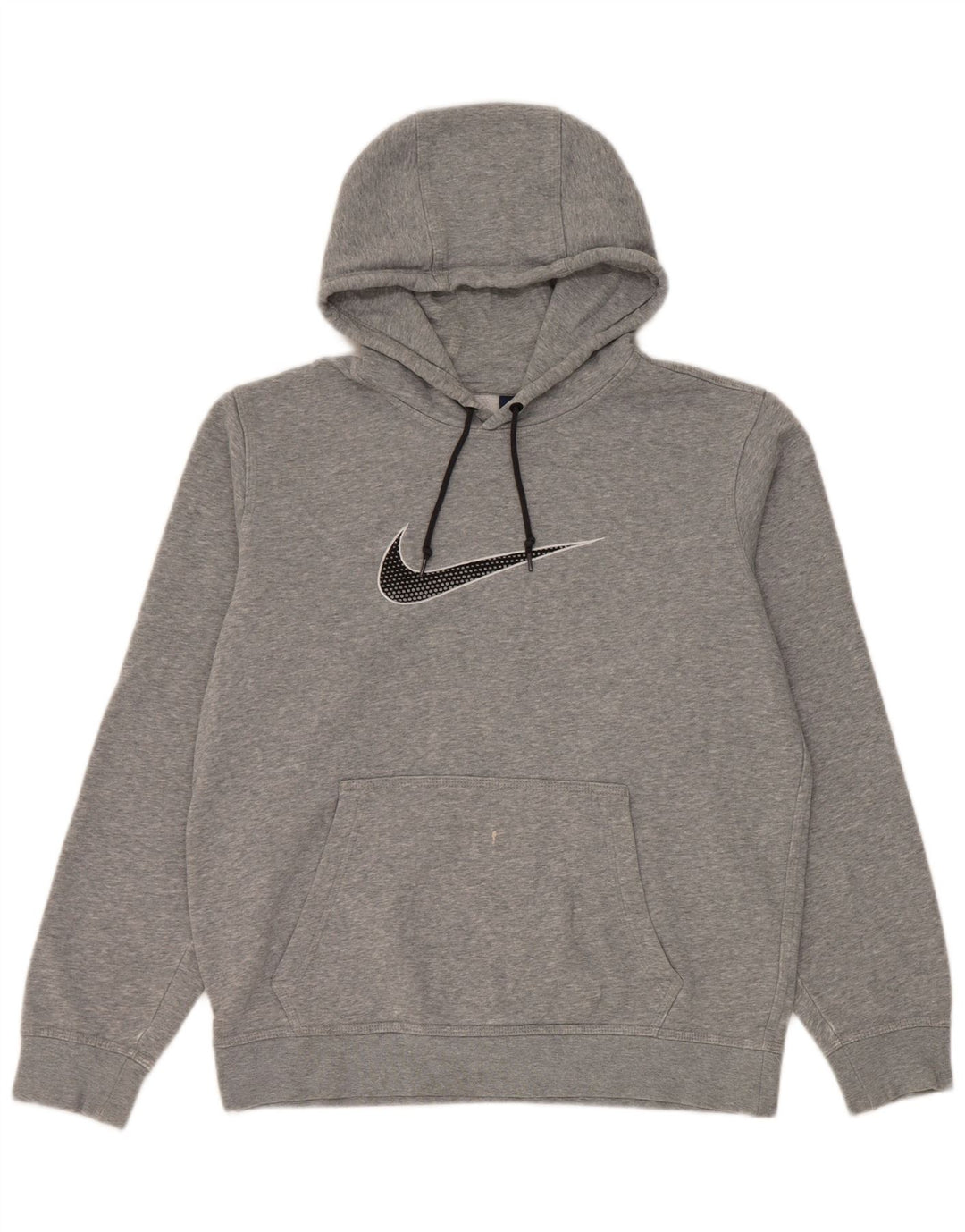Męski sweter z kapturem Nike Graphic, średnioszary, bawełniany