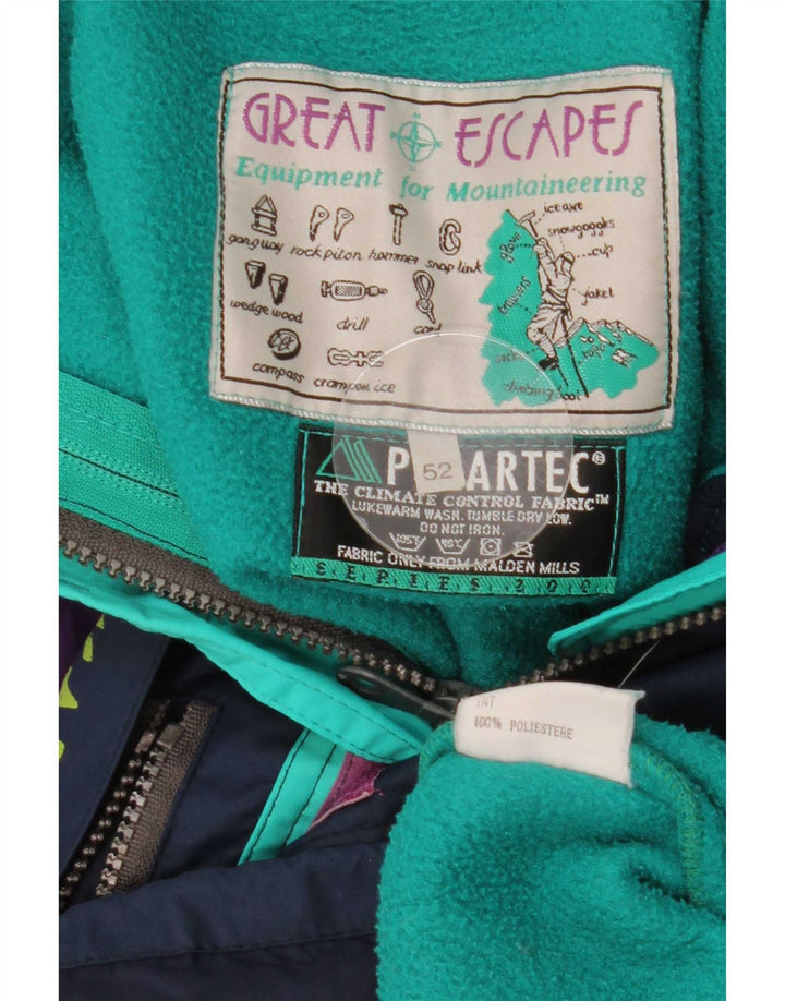 Męska kurtka narciarska Great Escapes Polartec Graphic IT 52 XL granatowa