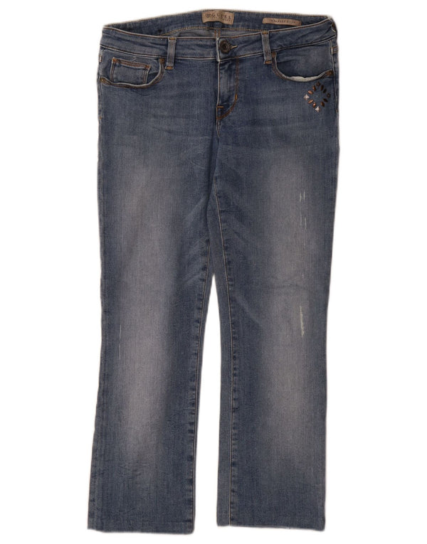 Damskie dżinsy Guess Starlet Bootcut W28 L25 Niebieskie bawełniane