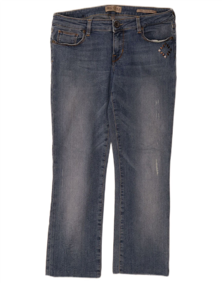Damskie dżinsy Guess Starlet Bootcut W28 L25 Niebieskie bawełniane