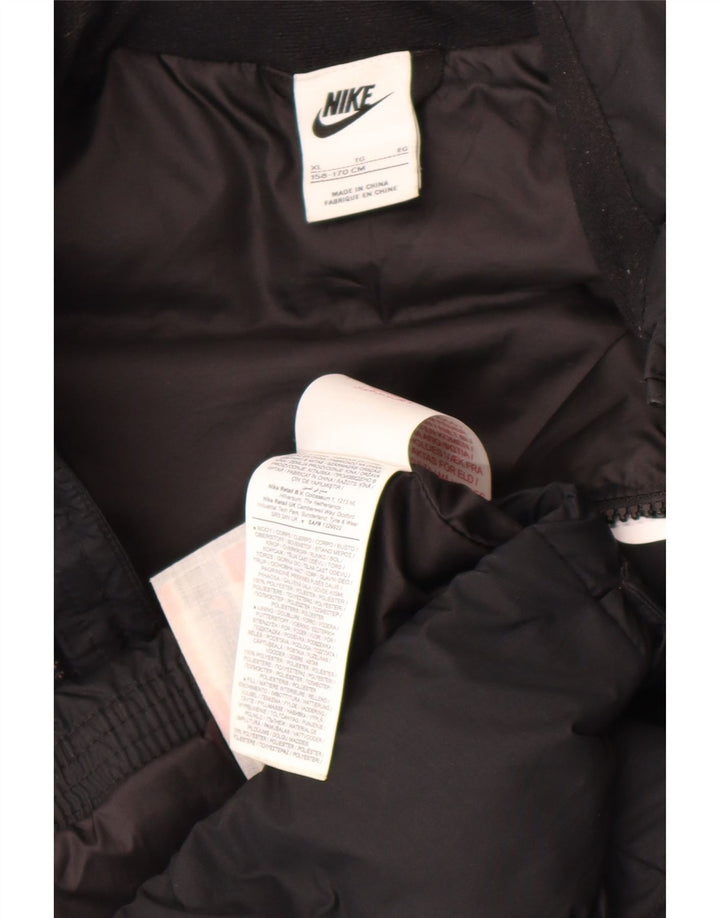 Chłopięca wyściełana kamizelka Nike 13-14 lat XL, czarny poliester