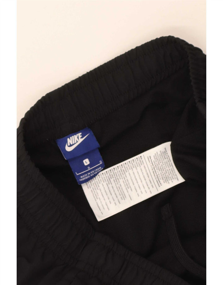 Męskie spodnie dresowe Nike, duże, czarne, poliestrowe