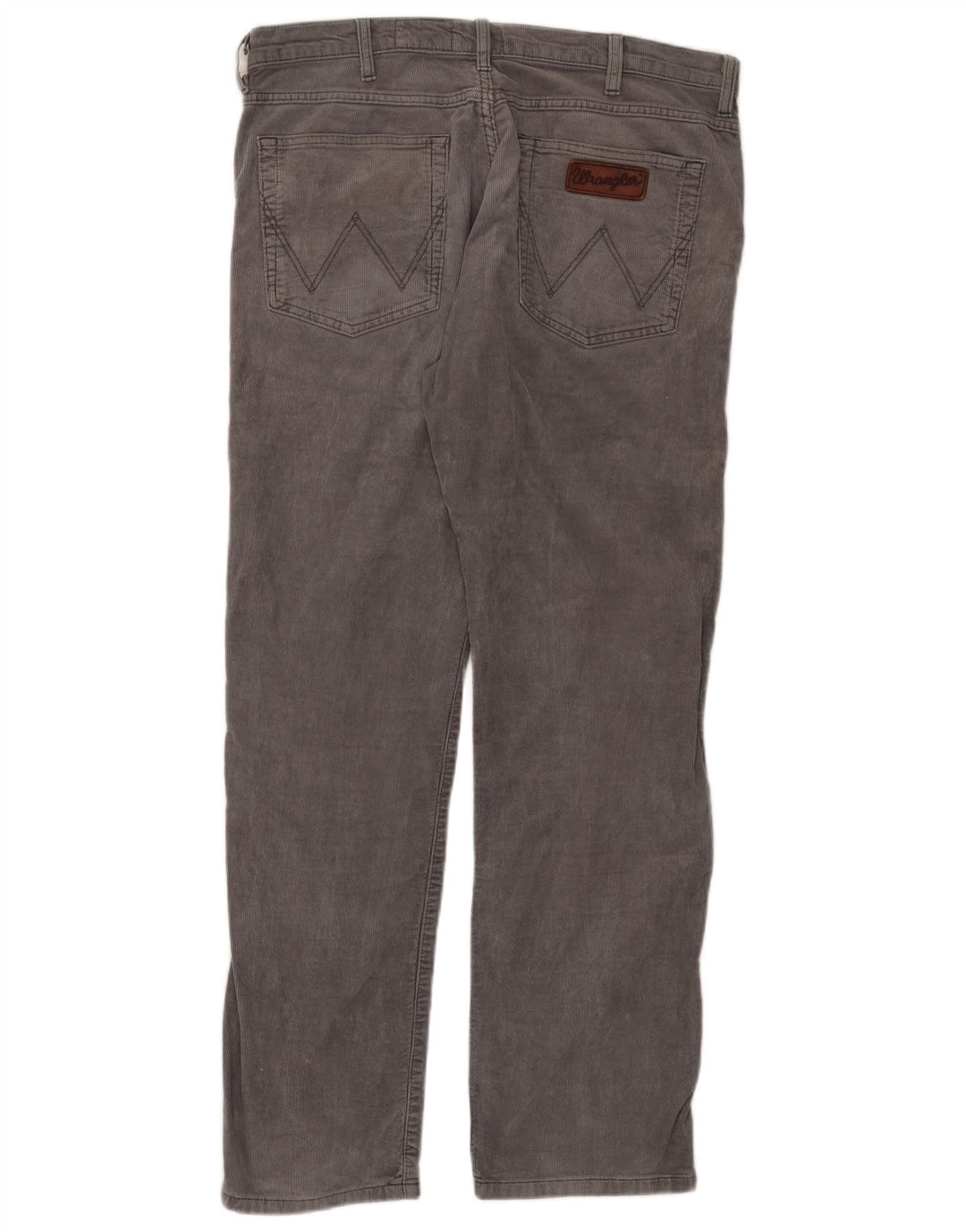 Męskie spodnie sztruksowe WRANGLER Arizona Stretch W36 L32 szare