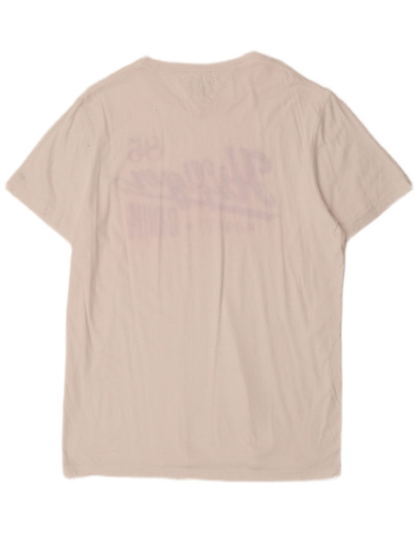 Męska koszulka z grafiką Tommy Hilfiger Top 2XL w kolorze białym