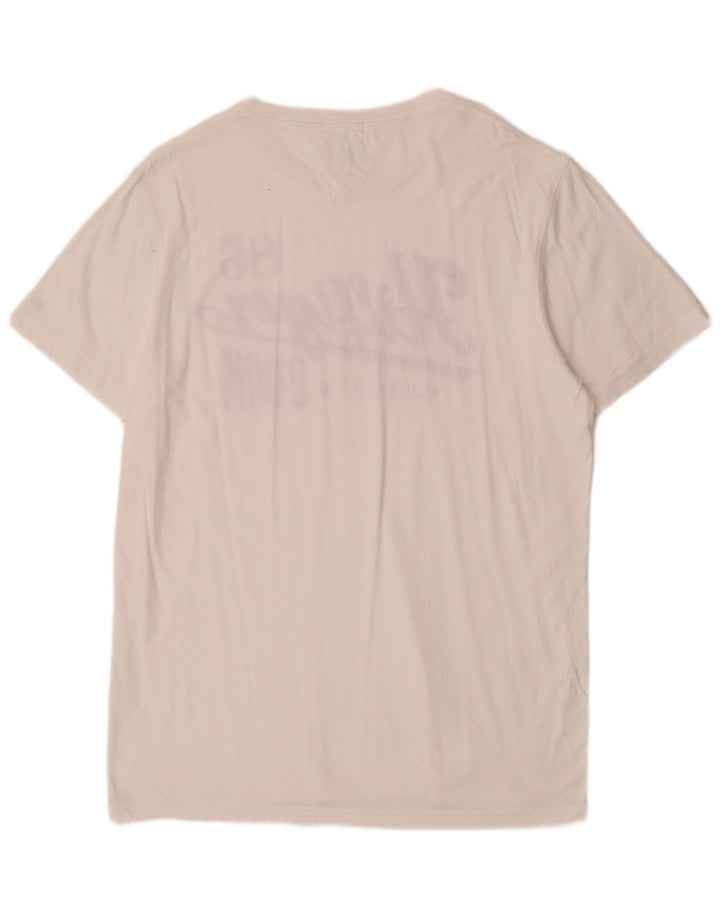 Męska koszulka z grafiką Tommy Hilfiger Top 2XL w kolorze białym