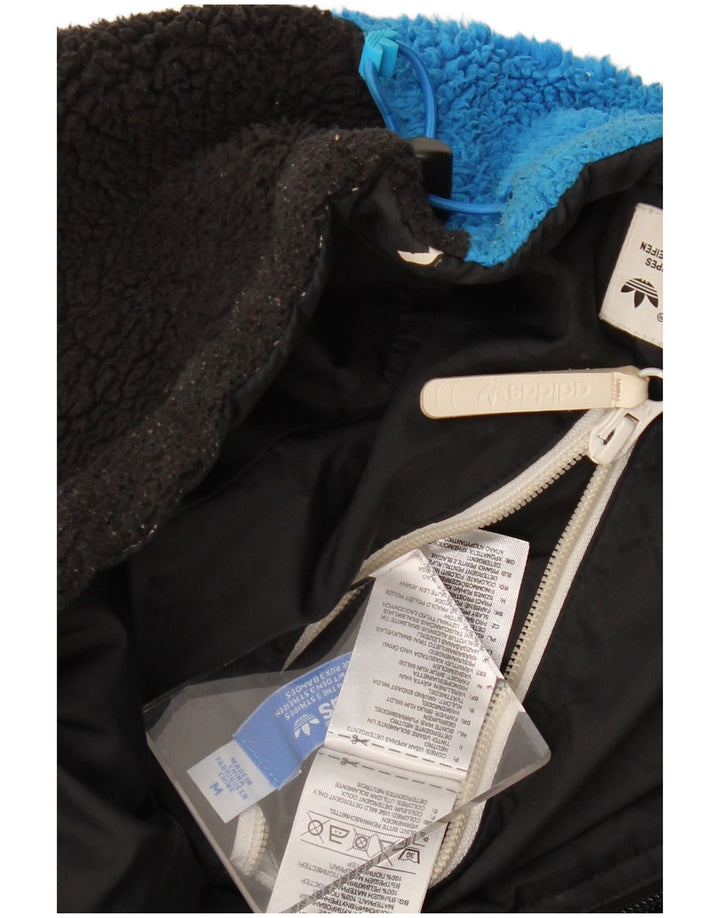 Męska dwustronna kurtka Adidas UK 38 Średni czarny poliester