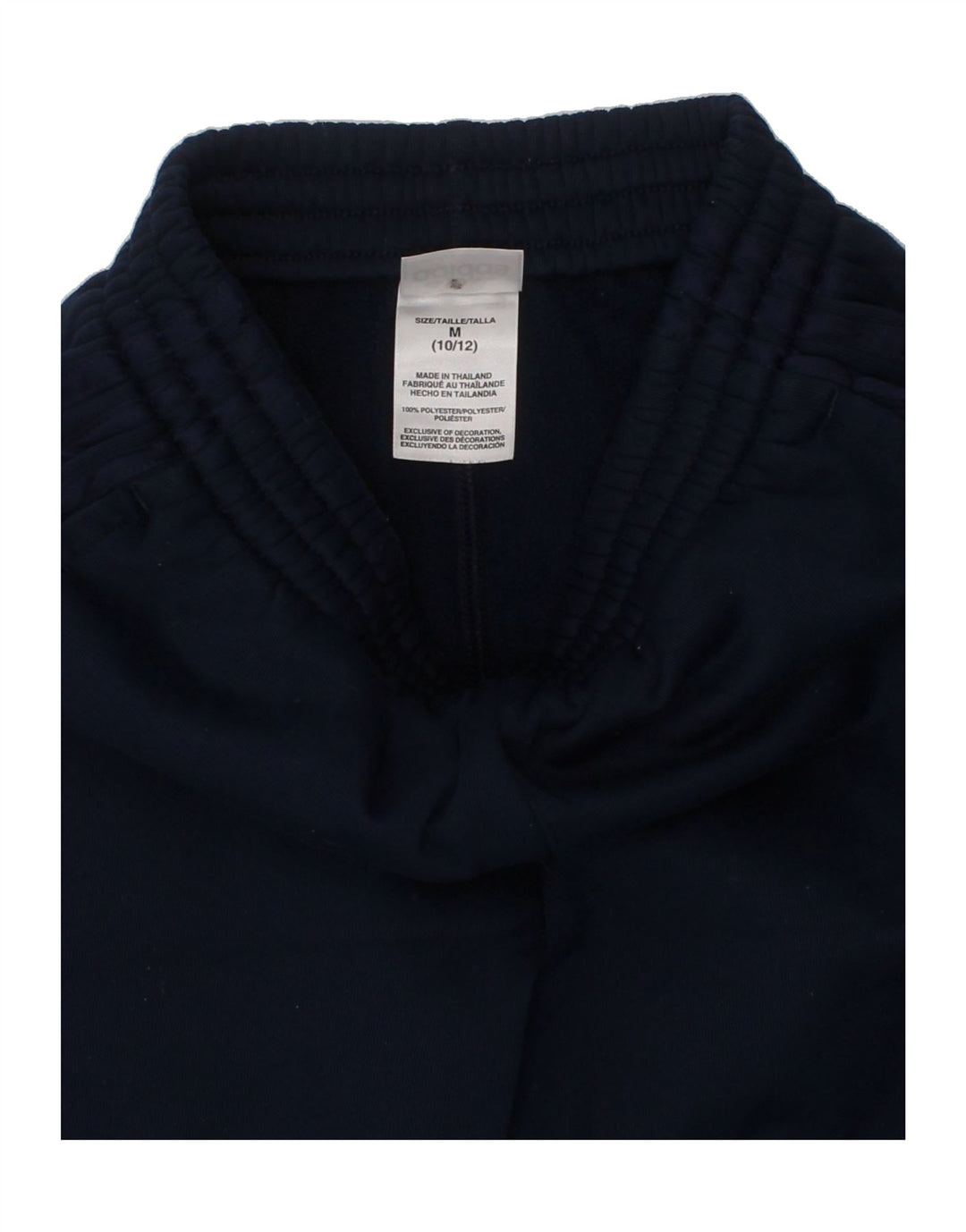 ADIDAS Boys Sport Shorts 10-11 Years Medium Navy Blue Polyester Vintage Adidas and Second-Hand Adidas from Messina Hembry 