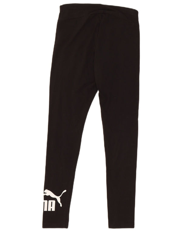 Damskie legginsy Puma Graphic UK 10 Small, czarne, bawełniane