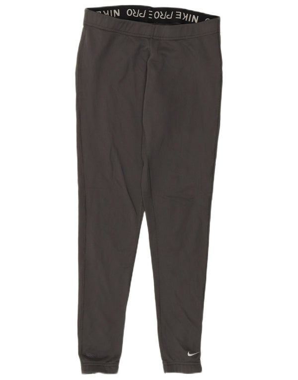 Damskie legginsy NIKE Fit Dry US 0/2 XS, szary poliester