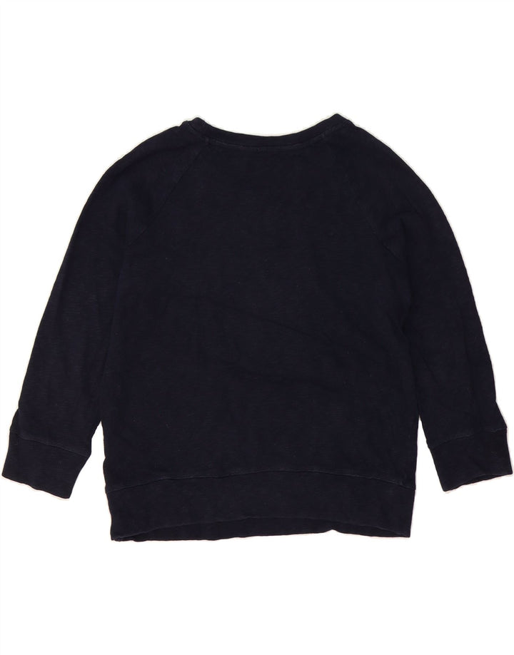 Damska bluza oversize J. CREW z grafiką UK 10, mała, granatowa