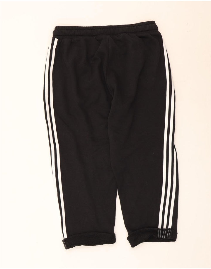 Męskie spodnie dresowe Adidas Capri, duże, czarne, bawełniane