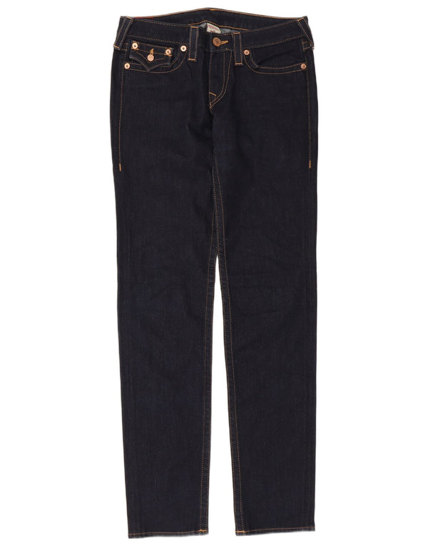 Damskie jeansy True Religion W30 L34 Granatowe, bawełniane