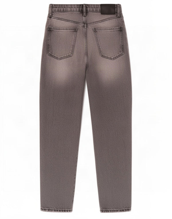 Damskie jeansy z wysokim stanem Zara EU 36 XS W26 L28 Szara bawełna
