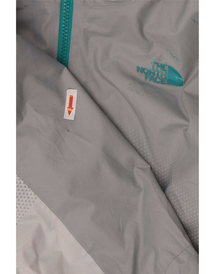 Damska kurtka przeciwdeszczowa z kapturem The North Face UK 14 w kolorze średnioszarym