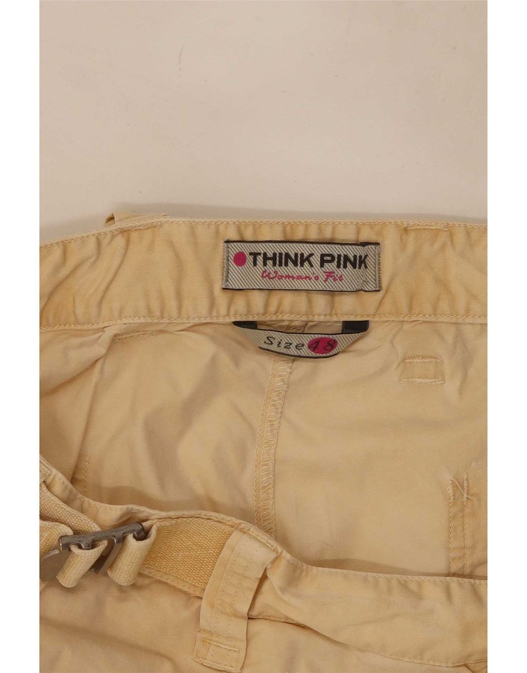 Damskie spodenki cargo Think Pink IT 48 XL W36 beżowe