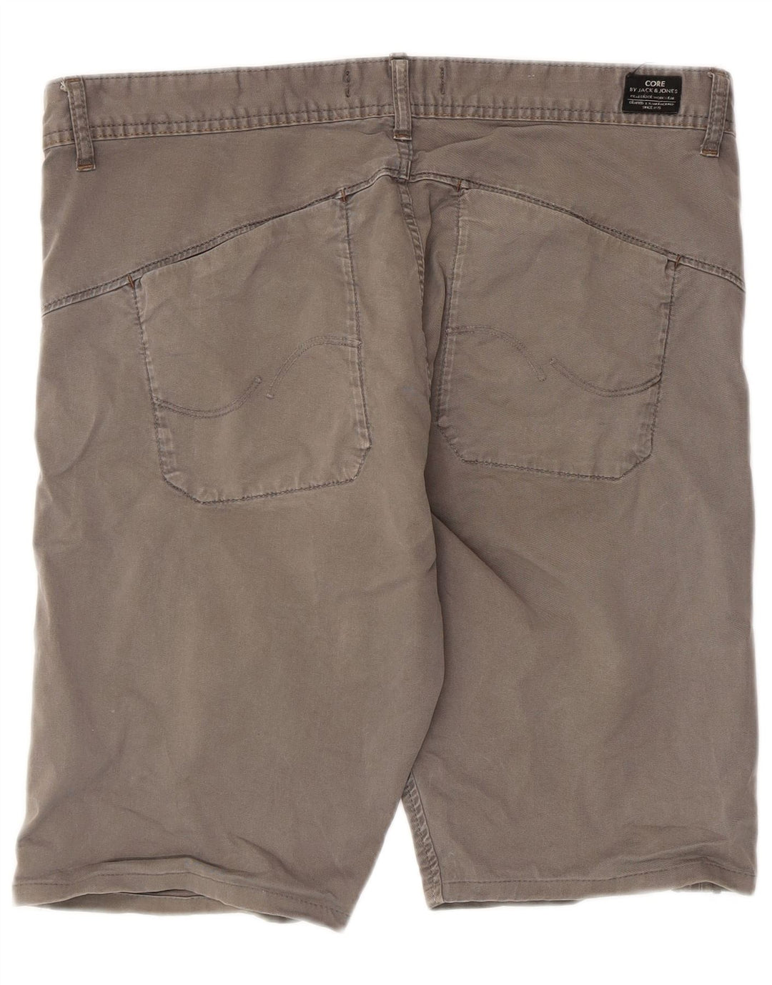 Męskie spodenki chino Jack & Jones W34, duże, szare, bawełniane