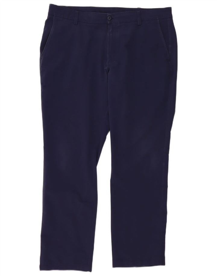 Męskie proste spodnie chino Under Armour W40 L32 Granatowy poliester