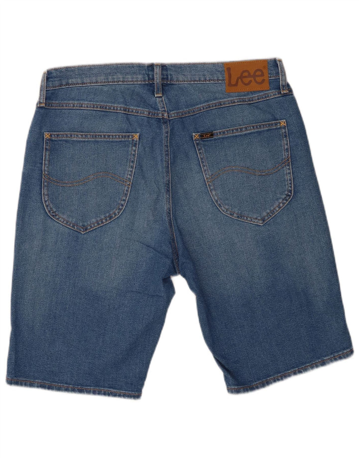 Męskie spodenki jeansowe Lee W33 Średnioniebieskie, bawełniane