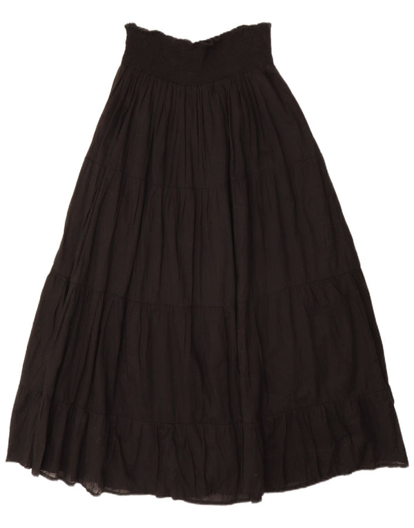 Damska spódnica w kształcie litery A z wysokim stanem ZARA, duża W30 czarna