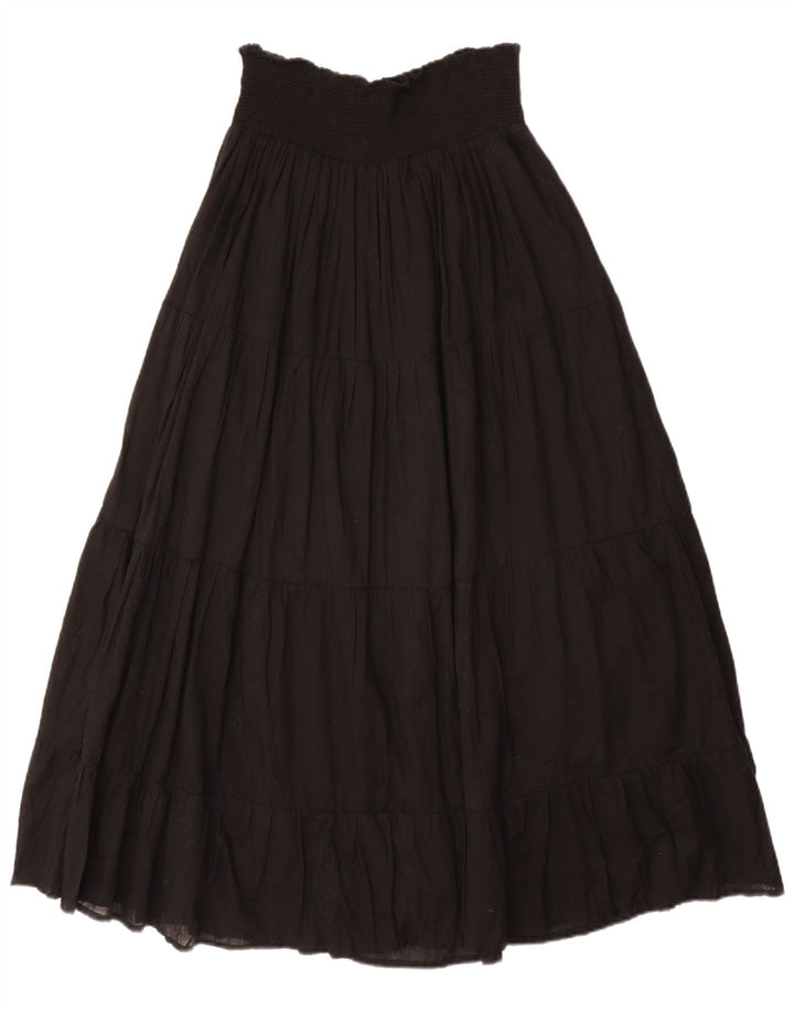 Damska spódnica w kształcie litery A z wysokim stanem ZARA, duża W30 czarna