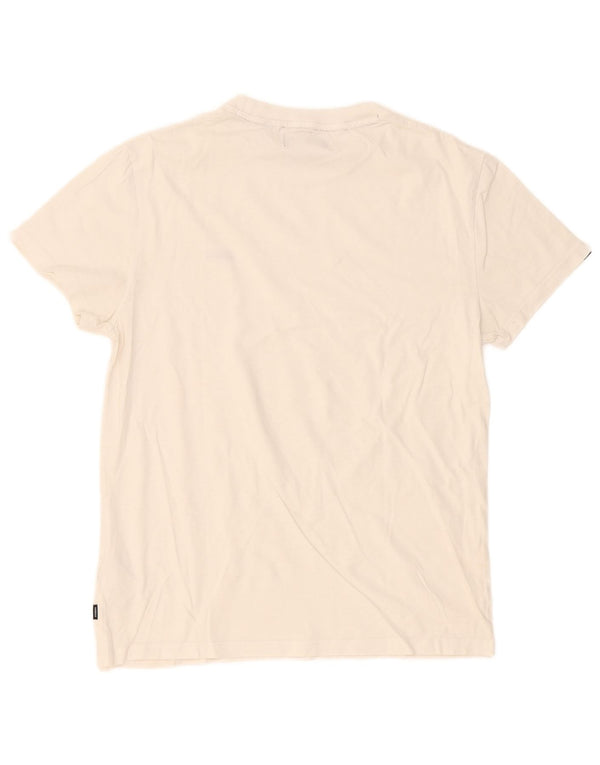 Męski T-shirt Superdry, duży, biały, bawełniany