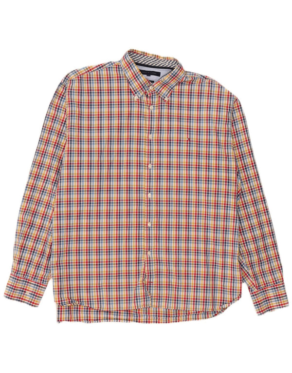 Koszula męska Tommy Hilfiger 2XL, wielobarwna, bawełniana krata