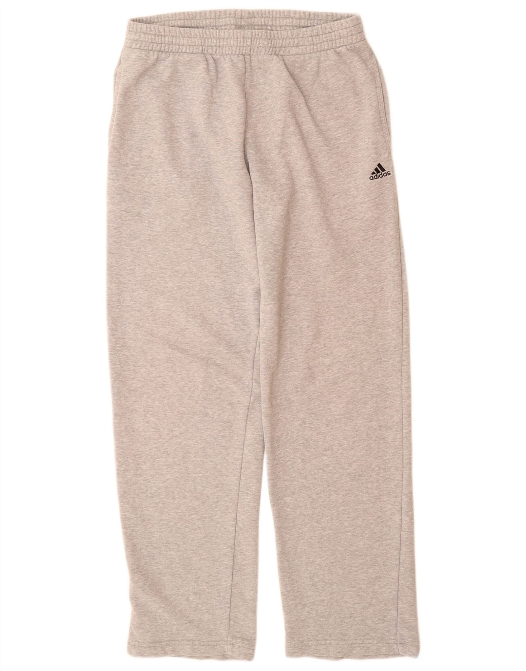 Męskie spodnie dresowe Adidas, średnioszare, bawełniane w cętki