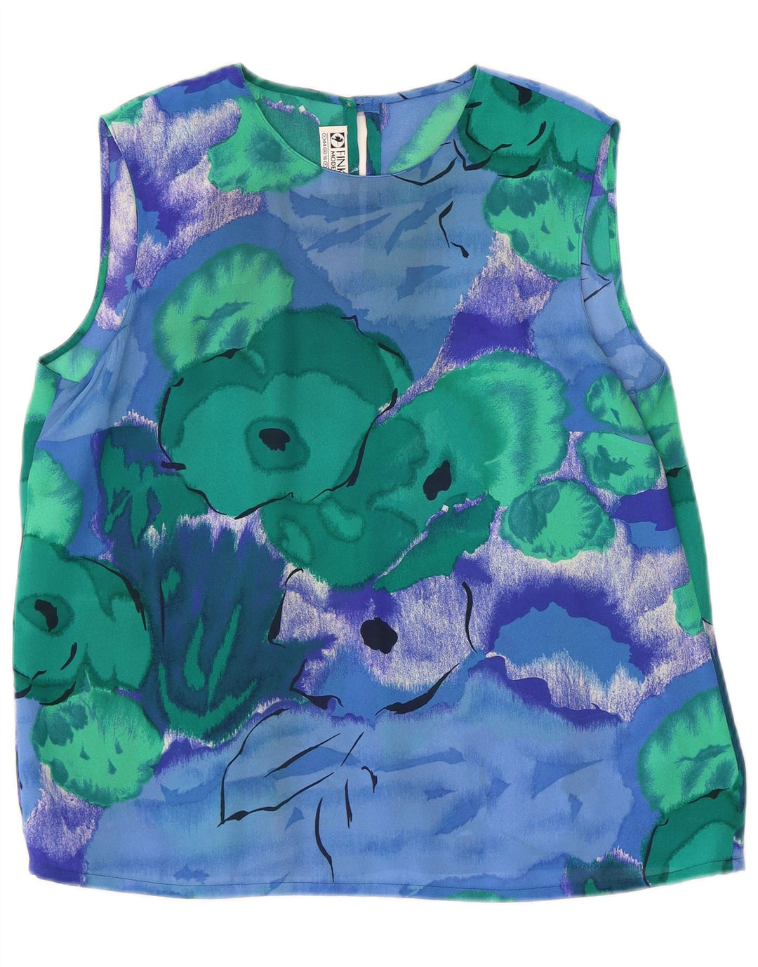 Damski 2-częściowy zestaw spódnic Fink UK 16, duży, W30, niebieski kwiatowy poliester