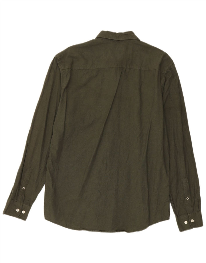 Koszula męska Jack & Jones, duża, bawełniana khaki