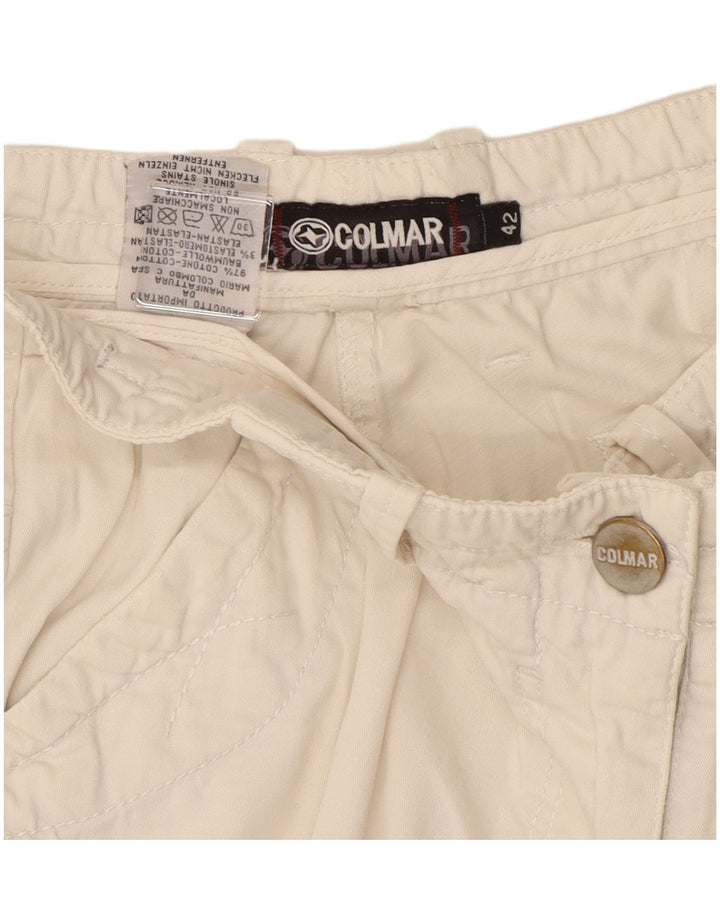 Damskie spodenki Chino Colmar IT 42 Medium W30 Biała bawełna