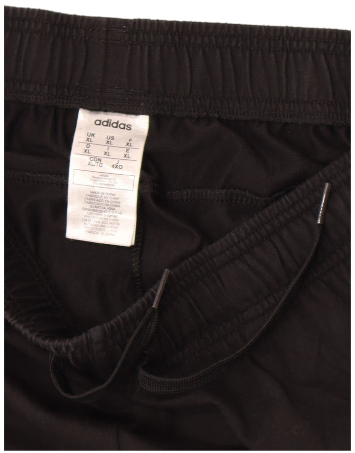 Męskie spodnie dresowe Adidas XL, czarne, bawełniane