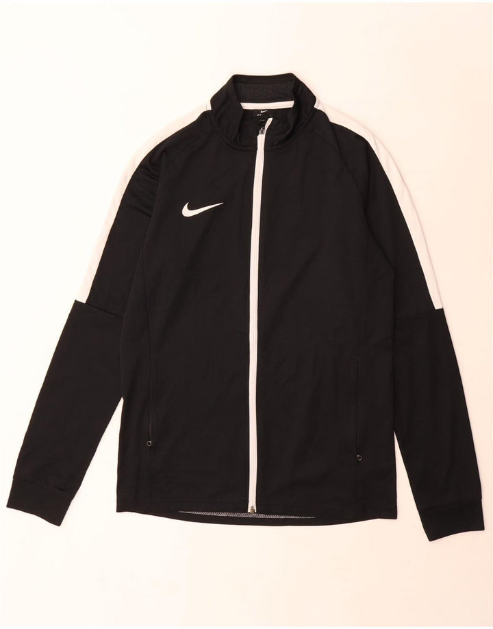 Męska kurtka dresowa Nike Dri Fit, poliester w kolorze średniej czarnej kolorystyki