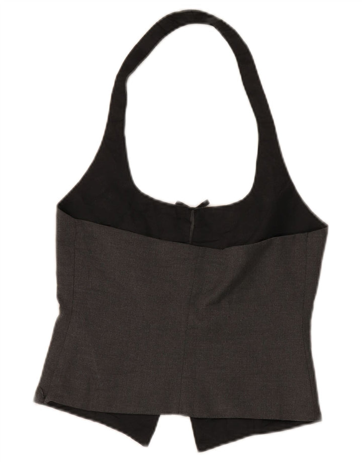 Krótki top damski Zara UK 8 Small Grey