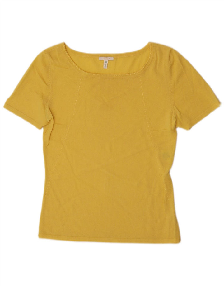 T-shirt damski Escada Top EU 36, mały, żółty kaszmir