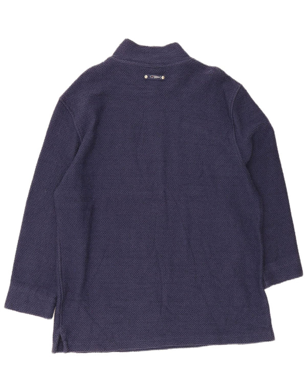 Męska bluza z zamkiem Weird Fish, 2XL, granatowa, bawełniana