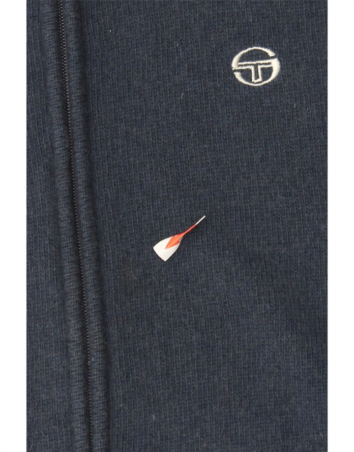 Damski sweter bez rękawów Sergio Tacchini UK 12, średni granatowy