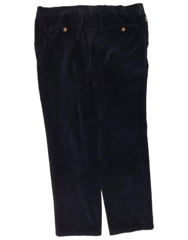 Spodnie sztruksowe męskie Barbour EU 54 2XL W40 L32 Granatowa bawełna