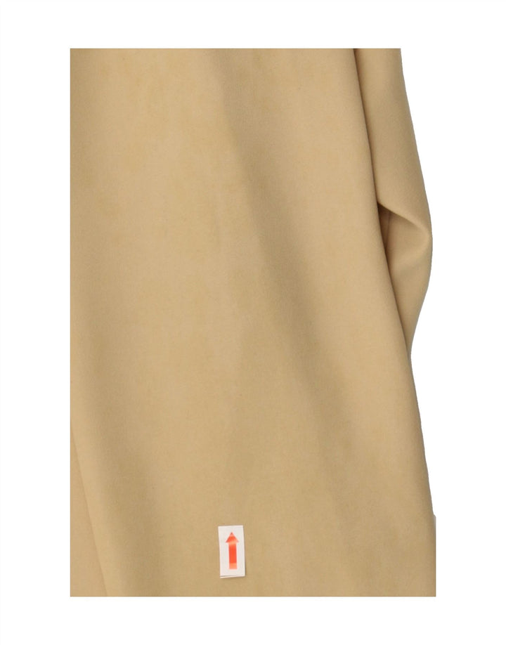 LUCIANO SOPRANI Womens Longline Open Blazer Jacket UK 12 Medium Beige Vintage Luciano Soprani and Second-Hand Luciano Soprani from Messina Hembry 