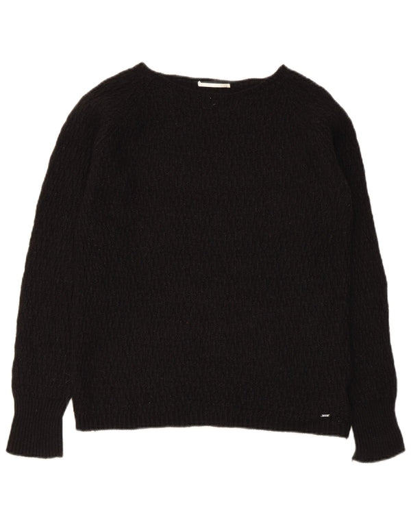 Sweter damski Gas z dekoltem w łódkę UK 8 Small Black