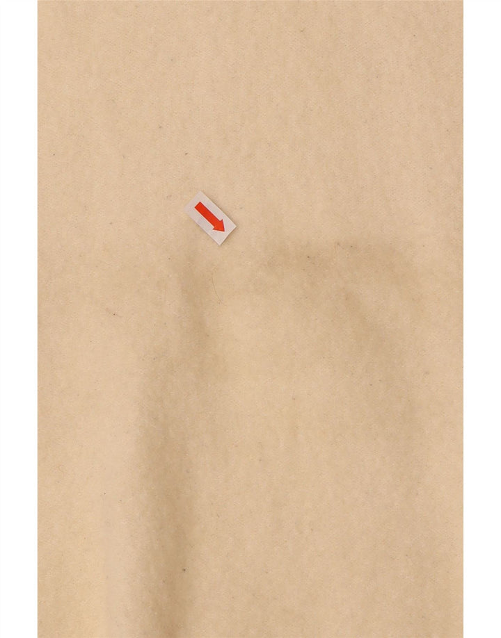 Damski sweter oversize All Saints z dekoltem w kształcie litery V, UK 14, średni beż, wełna