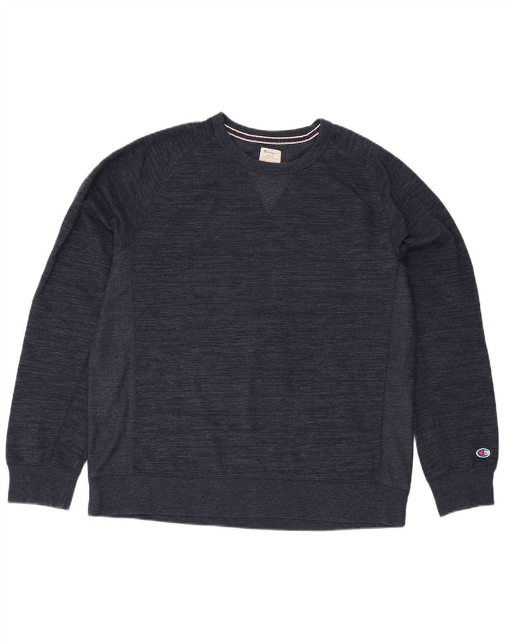 Bluza męska Champion, 2XL, granatowa, bawełniana w cętki