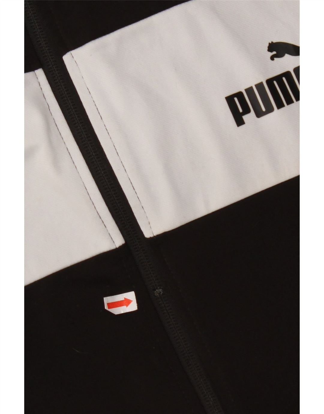 Męska kurtka dresowa PUMA XL, czarny, poliester z blokami kolorów