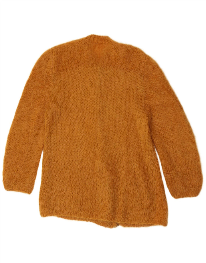 Sweter damski w stylu vintage, brytyjski 16, duży brązowy