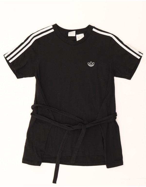Damska koszulka Adidas Top UK 8 Small Black Cotton