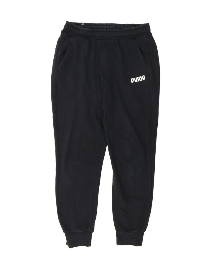 PUMA Mens Tracksuit Trousers Joggers Medium Black Cotton Vintage Puma and Second-Hand Puma from Messina Hembry 