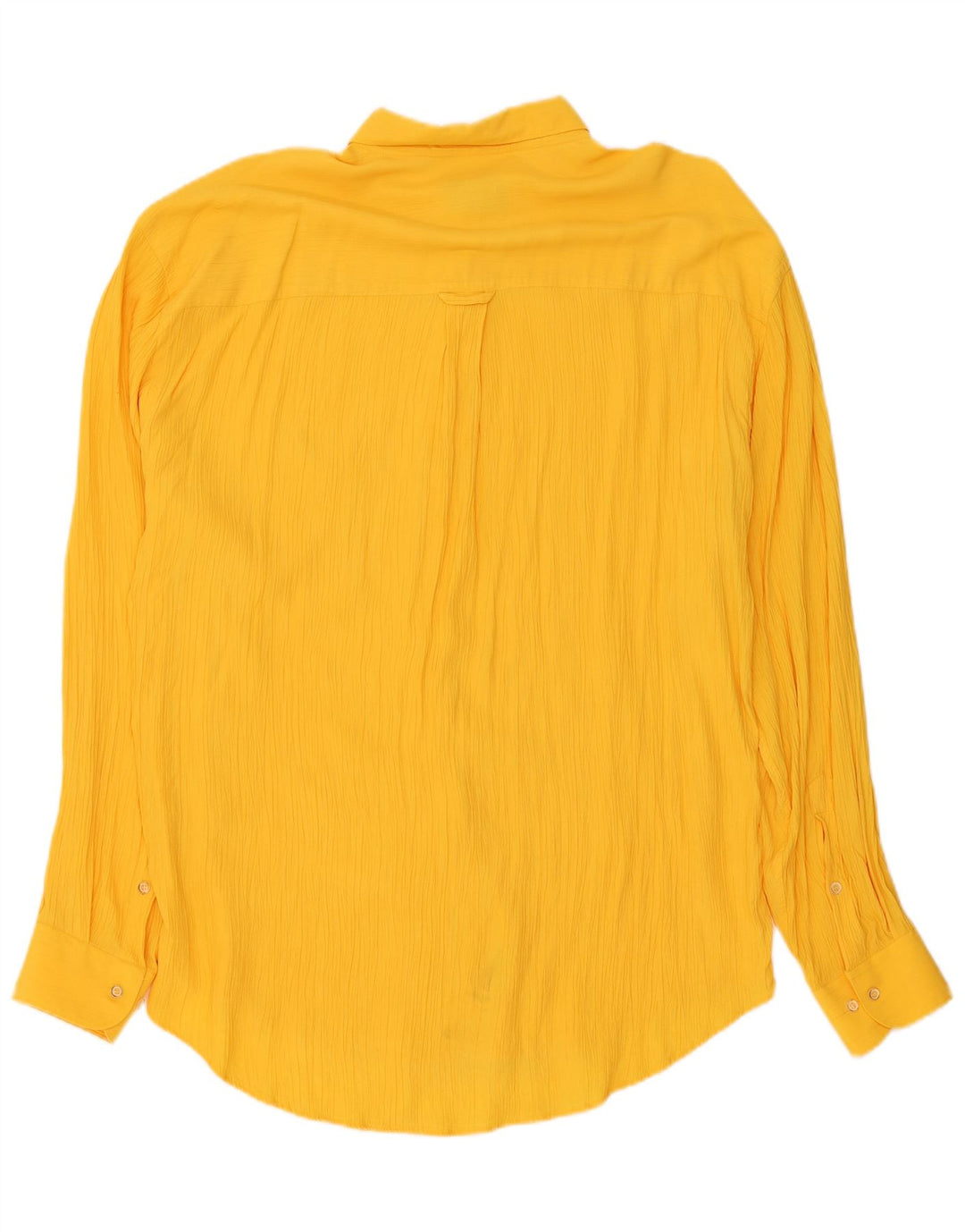 Koszula męska w stylu vintage, rozmiar 17 43 XL, żółta wiskoza